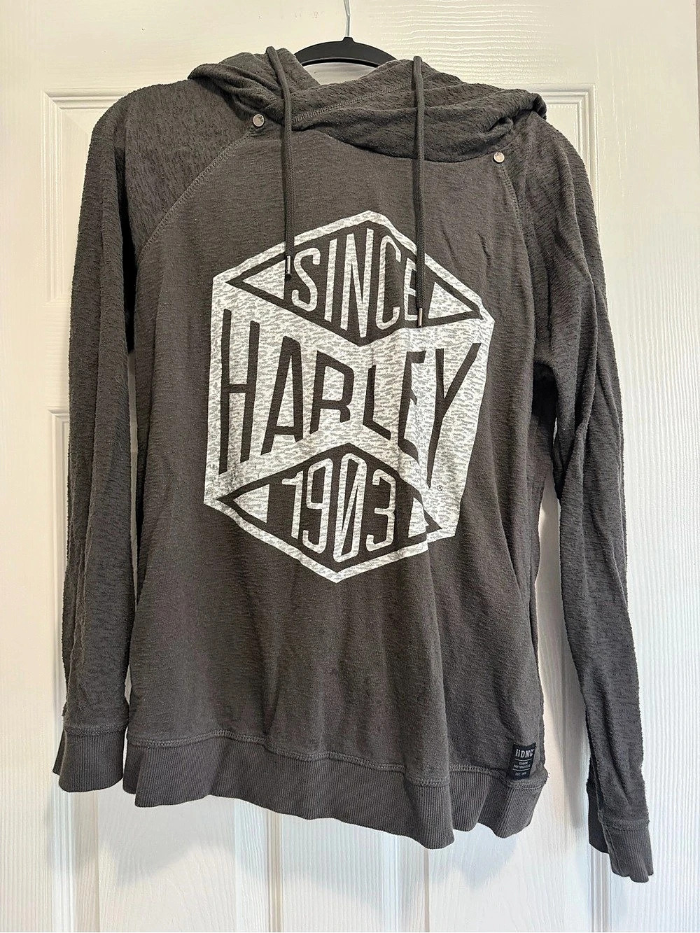 Harley-Davidson Since 1903 Pullover Double Hoodie Gray